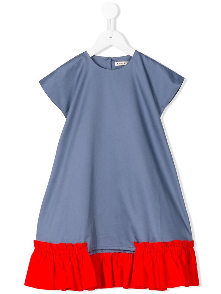 Wolf & Rita Eduarda Dress, Girl's, Size: 8 Yrs, Blue