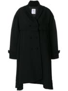 Boule De Neige Double Breasted Asymmetric Coat - Black