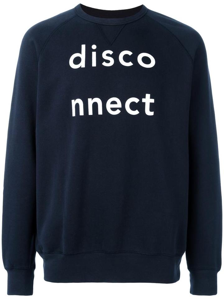 Wood Wood 'disconnect' Sweatshirt, Men's, Size: Small, Blue, Cotton