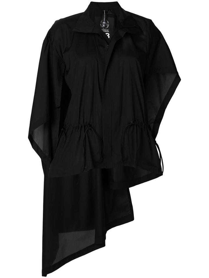 Y-3 Asymmetric Draped Shirt - Black