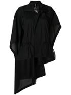 Y-3 Asymmetric Draped Shirt - Black
