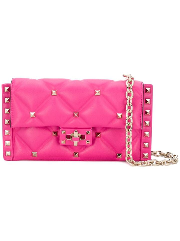 Valentino Valentino Garavani Candystud Crossbody Bag - Pink & Purple