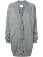 Maison Margiela Buttoned V-neck Cardigan - Grey