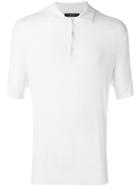 Ermenegildo Zegna Plain Polo Shirt - White