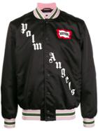 Palm Angels Ice Cream Studded Varsity Jacket - Black