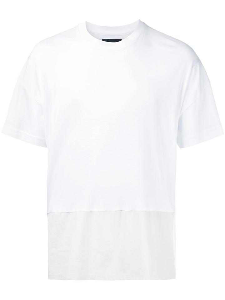 Berthold - Inset Detail T-shirt - Men - Cotton - M, White, Cotton