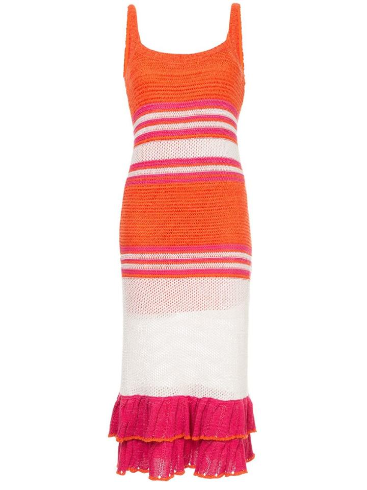 Suboo Carmen Knit Dress - Orange