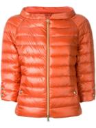 Herno Padded Jacket, Women's, Size: 46, Yellow/orange, Polyamide/feather Down