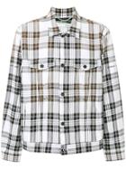 Off-white Checked Shirt Jacket