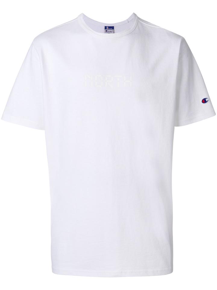 Champion Logo Sleeve T-shirt - White