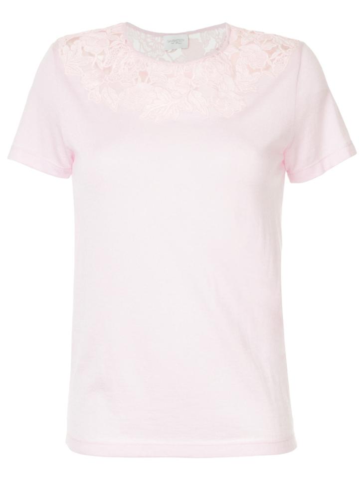 Giambattista Valli Macrame Detail Knitted Top - Pink & Purple