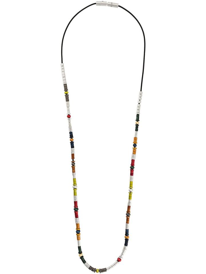Ambush Bead-detail Necklace - Black