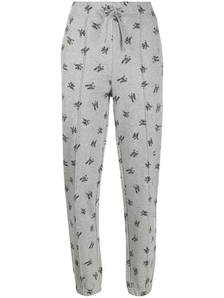 Marc Jacobs Printed Logo Sweatpants - Grey