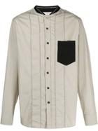 Lanvin Contrasting Chest Pocket Shirt - Grey