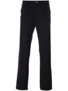 Brioni Regular Trousers, Men's, Size: 40, Blue, Cotton/spandex/elastane