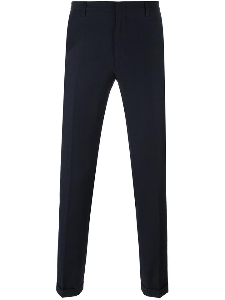 Paul Smith Tailored Trousers, Men's, Size: 32, Blue, Silk/cupro/wool