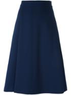 P.a.r.o.s.h. Knee Length A-line Skirt, Women's, Size: Small, Blue, Polyamide/spandex/elastane/wool