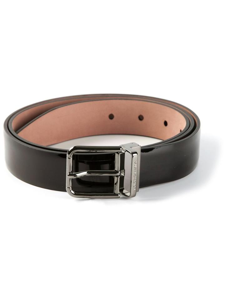 Dolce & Gabbana Buckle Fastening Belt - Black