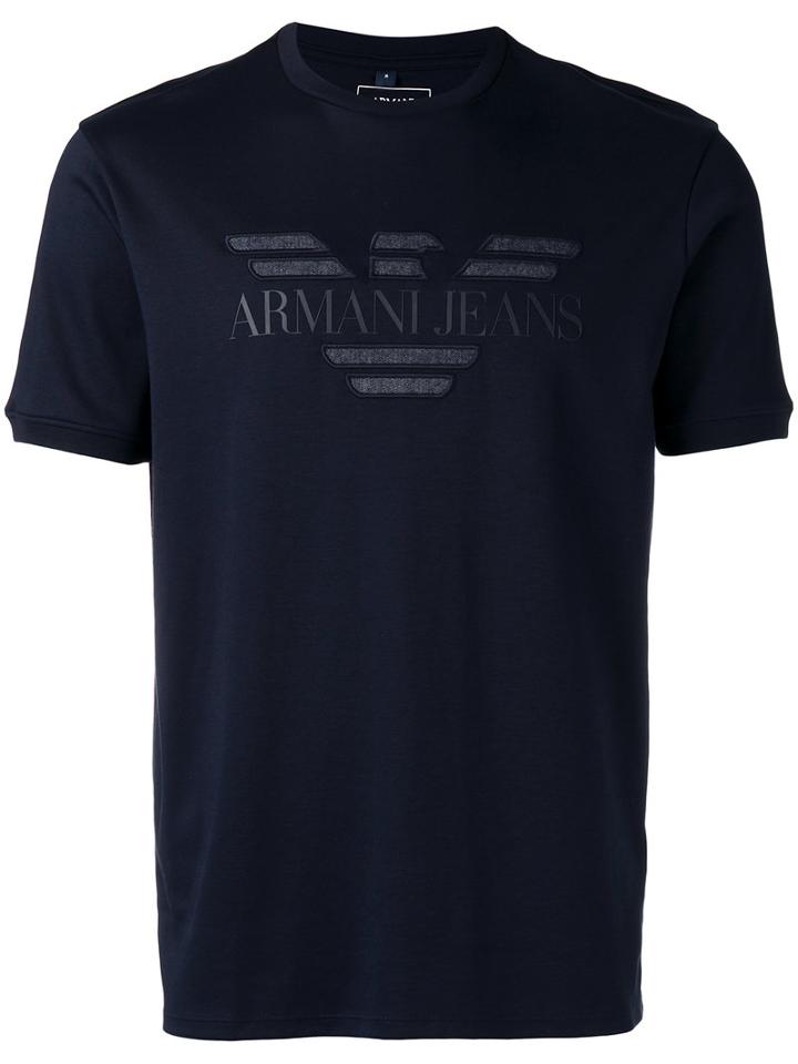 Armani Jeans Classic T-shirt, Men's, Size: Xxl, Blue, Cotton
