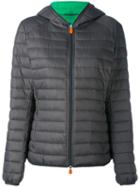 Save The Duck - Hooded Puffer Jacket - Women - Nylon/polyester - 3, Grey, Nylon/polyester