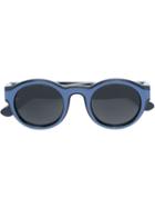 Mykita - Maison Martin Margiela X Mykita 'mmdual001' Sunglasses - Unisex - Plastic - One Size, Blue, Plastic