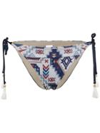 Mc2 Saint Barth Printed Bikini Briefs - White
