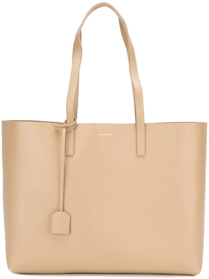 Saint Laurent Classic Tote Bag, Women's, Nude/neutrals