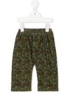 Amelia Milano Printed Trousers - Green