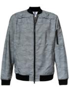 Engineered For Motion Crosby Camouflage Bomber Jacket - Grey