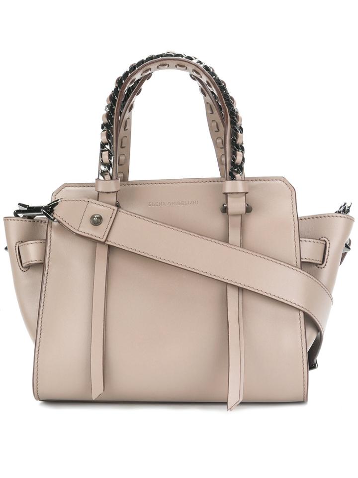 Elena Ghisellini Classic Tote - Nude & Neutrals