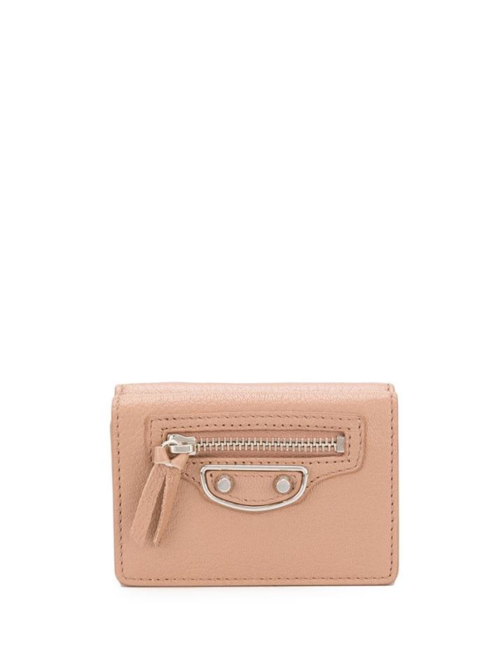 Balenciaga Met Mini Wallet - Neutrals