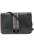 Rebecca Minkoff - Aztek Pattern Quilted Crossbody Bag - Women - Leather - One Size, Black, Leather