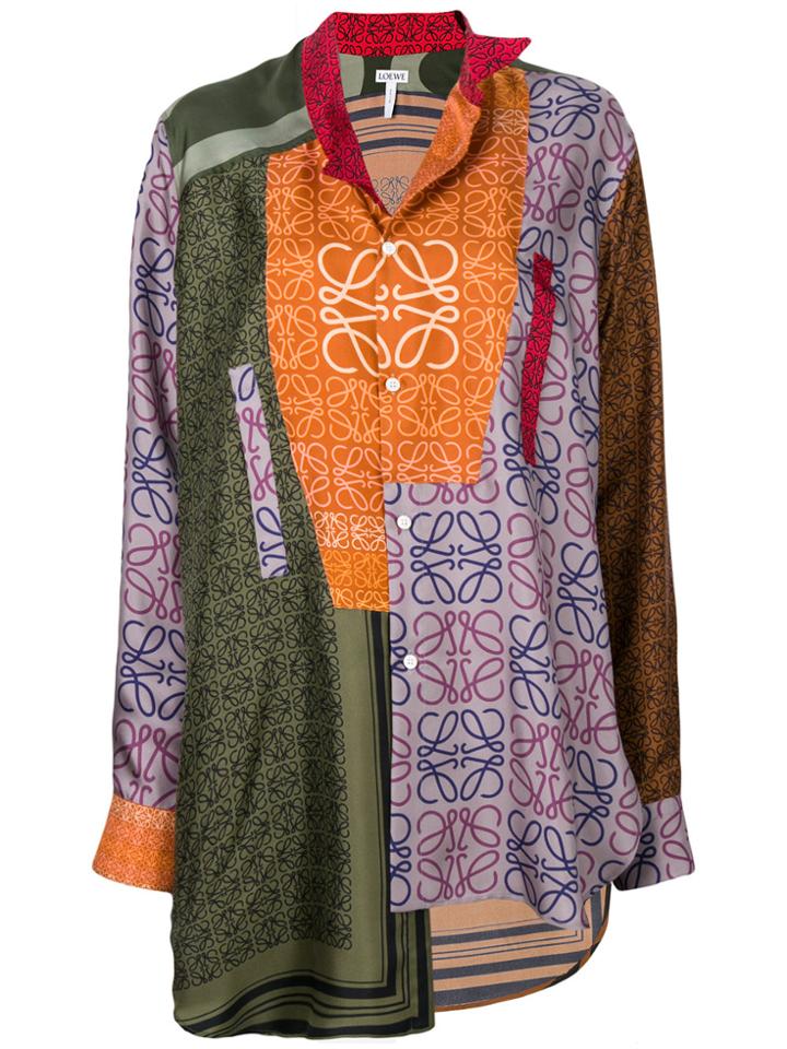 Loewe Anagram Print Shirt - Multicolour