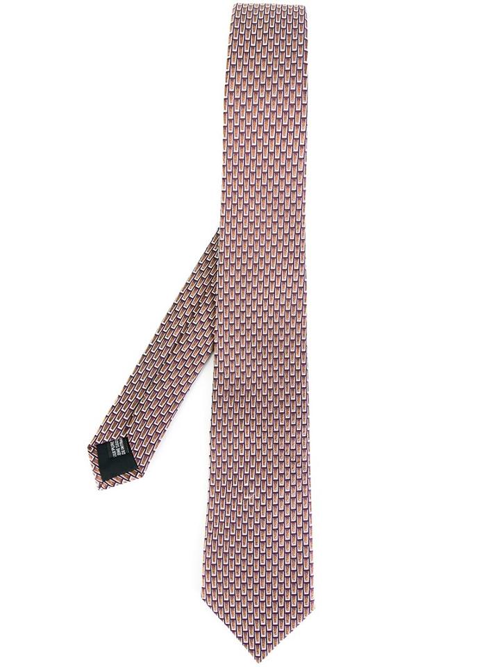 Lanvin Rectangle Pattern Tie