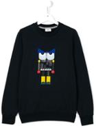 Fendi Kids 'monster' Sweatshirt, Boy's, Size: 14 Yrs, Blue
