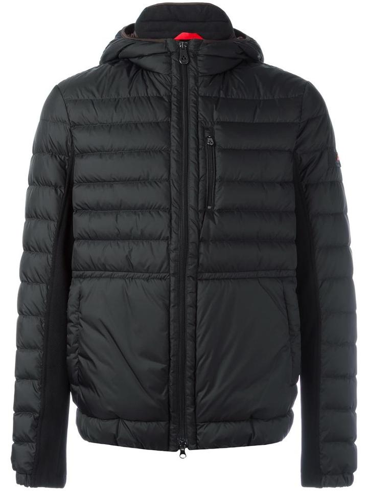 Peuterey Zipped Hooded Jacket, Men's, Size: Xxl, Black, Polyamide/feather Down