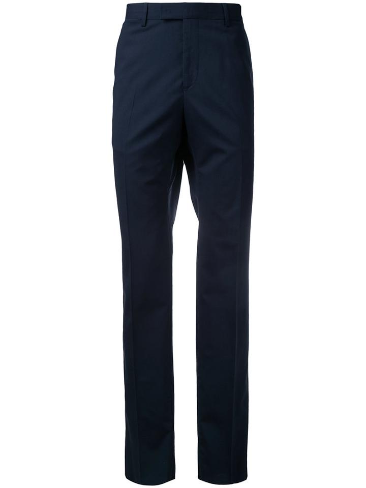 Cerruti 1881 - Tailored Trousers - Men - Spandex/elastane/lambs Wool - 46, Blue, Spandex/elastane/lambs Wool