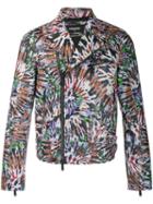 Dsquared2 Tie Dye Biker Jacket - White