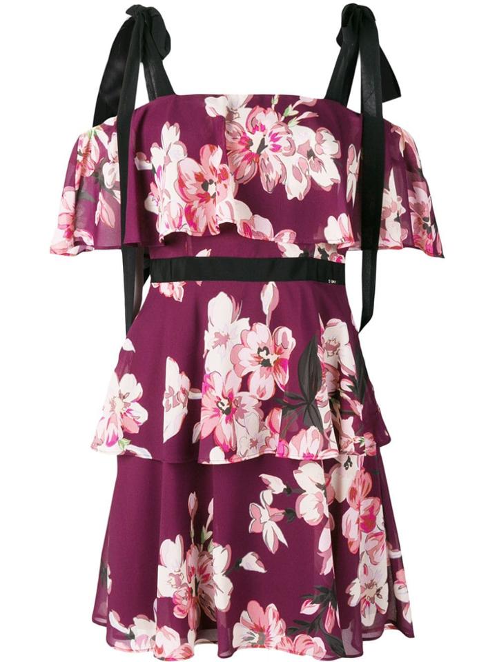 Liu Jo Floral Print Dress - Purple