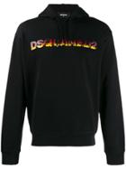 Dsquared2 Flame Logo Hoodie - Black