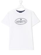 Bugatti Kids Logo Printed T-shirt - White