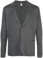 Eleventy Button Knitted Blazer - Grey