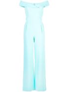 Black Halo Strapless Jump Suit - Blue