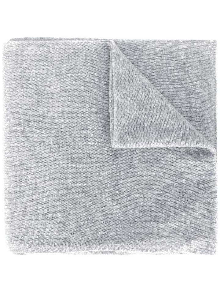 Le Kasha 'meribel' Scarf, Adult Unisex, Grey, Cashmere