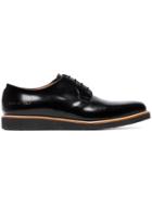 Common Projects Black Patent Leather Derby Shoes