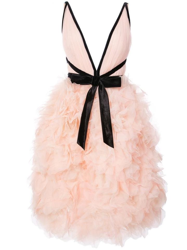 Marchesa Roses Cocktail Dress - Pink