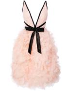 Marchesa Roses Cocktail Dress - Pink