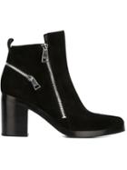 Kenzo Almond Toe Ankle Boots - Black