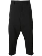 Rick Owens - Cropped Trousers - Men - Spandex/elastane/wool - 50, Black, Spandex/elastane/wool