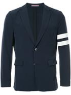 Guild Prime Striped Sleeve Blazer - Blue